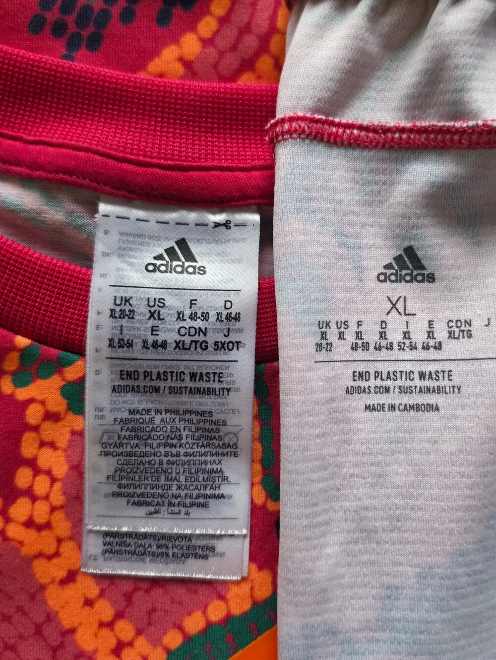 Adidas x Farm Rio Graphic Tee & Pacer 3-Stripes Knit Shorts | XL - Picture 6 of 6
